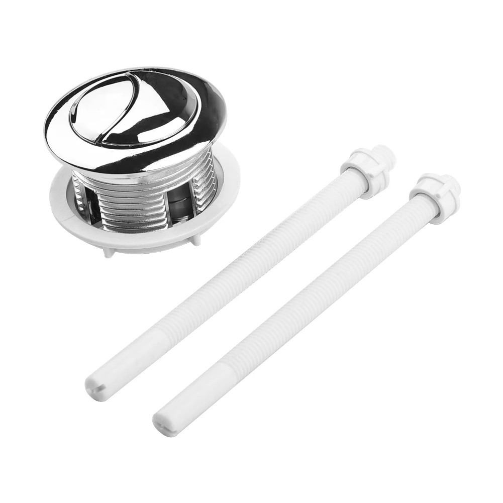 Toilet Push Button Toilet Durable ABS Double Crescent Shape 2 Rods Dual Push Button Flush Toilet Water Tank 38/48/58mm
Toilet Push Button Toilet Durable ABS Double Crescent Shape 2 Rods Dual Push Button Flush Toilet Water Tank 38/48/58mm