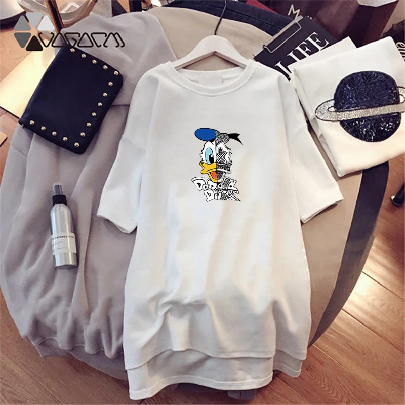 Disney Donald Duck Women Mini Dress Summer Cartoon Print Loose Female Fanny Dresses Vestidos Fashion Mujer Clothing
Disney Donald Duck Women Mini Dress Summer Cartoon Print Loose Female Fanny Dresses Vestidos Fashion Mujer Clothing