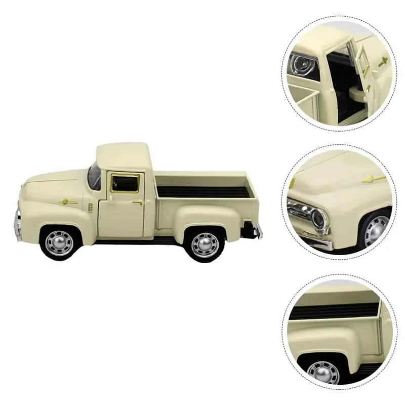 1 Pc Exquisite Metal Car Model Car Decoration Pickup Truck Sculpture for Home
1 Pc Exquisite Metal Car Model Car Decoration Pickup Truck Sculpture for Home