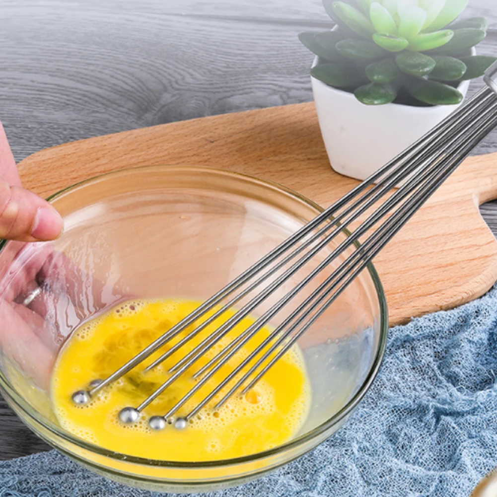 Balls Whisk Manual Stainless Steel Egg Beater with Steel Beads Portable Milk Frother Beater Mixer Blender Kitchen Tool Appliance
Balls Whisk Manual Stainless Steel Egg Beater with Steel Beads Portable Milk Frother Beater Mixer Blender Kitchen Tool Appliance