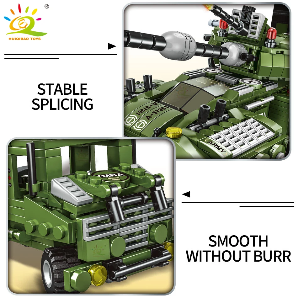 CB TOYS 771pcs 4in1 Military Artillery Car Building Block For Children Army Weapon Tank Brick Set with 4 Soldier Kids Gift 
CB TOYS 771pcs 4in1 Military Artillery Car Building Block For Children Army Weapon Tank Brick Set with 4 Soldier Kids Gift