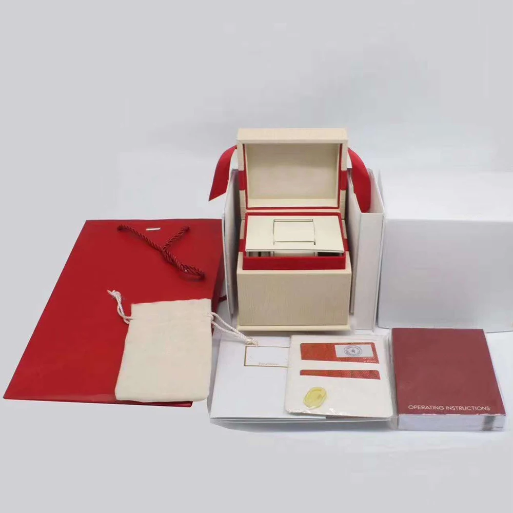 square Red box watch booklet card tags and papers in english watches Box Original Inner Outer Men Watch Box
square Red box watch booklet card tags and papers in english watches Box Original Inner Outer Men Watch Box