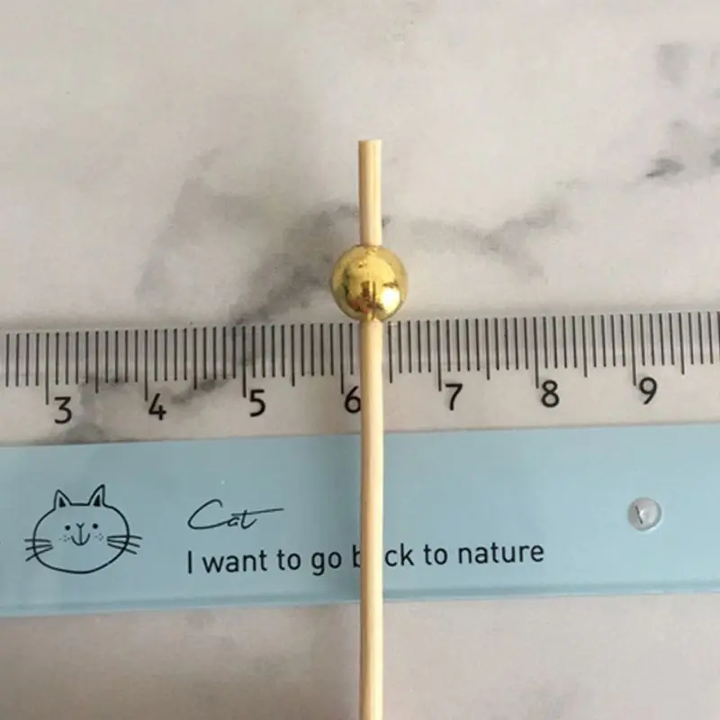 W3JA 100pcs Beads Food Picks Dessert Buffet Fruit Salad Fork Cake Muffin Party Vegetable Sticks Cocktail Toothpicks Cake Sign
W3JA 100pcs Beads Food Picks Dessert Buffet Fruit Salad Fork Cake Muffin Party Vegetable Sticks Cocktail Toothpicks Cake Sign