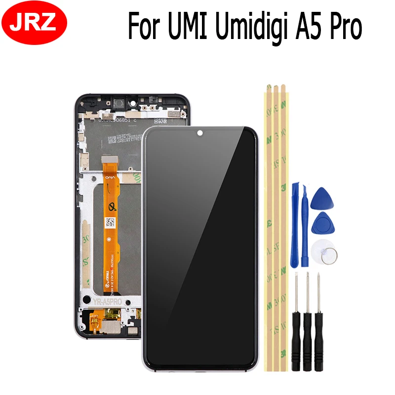 JRZ для UMI Umidigi A5 Pro ЖК дисплей Дисплей и кодирующий преобразователь сенсорного