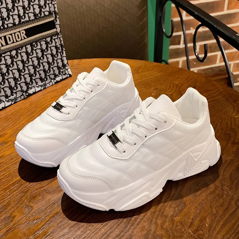 2020 Autumn Women's Sports Shoes Breathable Vulcanized Shoes Pu Leather Thick-Soled Shoes Ladies Fashion Luminous Shoes Spring
2020 Autumn Women's Sports Shoes Breathable Vulcanized Shoes Pu Leather Thick-Soled Shoes Ladies Fashion Luminous Shoes Spring
