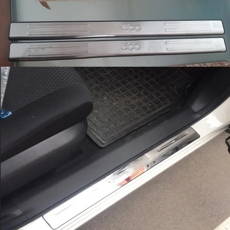 For Fiat 500 2010 2011 2012 2013 2014 2015Car styling stainless steel scuff plate door sill 2pcs/set car accessories
For Fiat 500 2010 2011 2012 2013 2014 2015Car styling stainless steel scuff plate door sill 2pcs/set car accessories