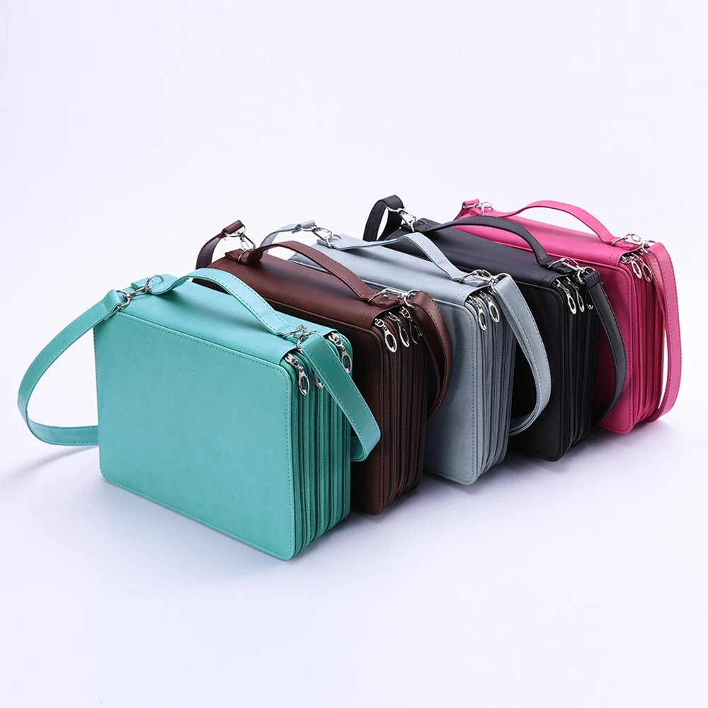 184 Slot Portable Colored Pencil Case Holder Waterproof Large Capacity Pu Leather Pencil Bag For Student Gifts Art Supplies
184 Slot Portable Colored Pencil Case Holder Waterproof Large Capacity Pu Leather Pencil Bag For Student Gifts Art Supplies