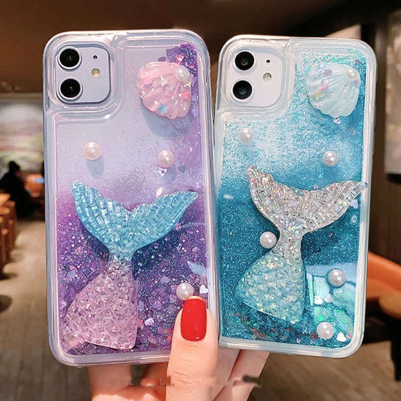 Summer quicksand Pearl mermaid Soft border phone case for iphone 6 7 8 Plus X XS XR MAX 11 Pro 2020 SE bling shell Glitter cover 
Summer quicksand Pearl mermaid Soft border phone case for iphone 6 7 8 Plus X XS XR MAX 11 Pro 2020 SE bling shell Glitter cover