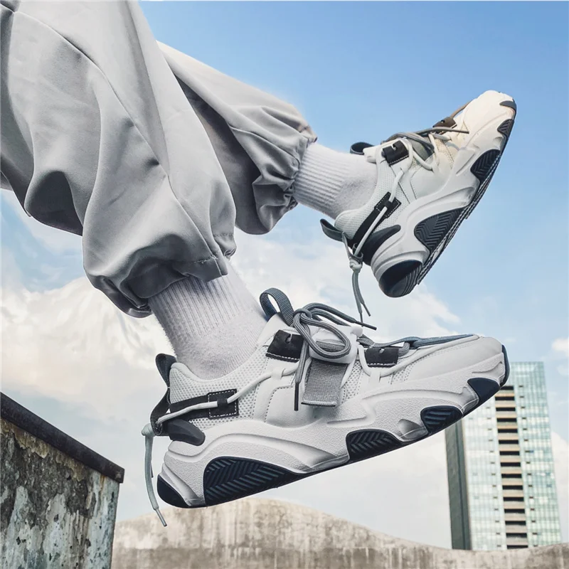 Non-slip Men's Sport Shoes Mesh Lace Up Men Sneakers Thick Bottom Men Running Shoes Low Top White Summer Sports Shoes 2021 248G
Non-slip Men's Sport Shoes Mesh Lace Up Men Sneakers Thick Bottom Men Running Shoes Low Top White Summer Sports Shoes 2021 248G