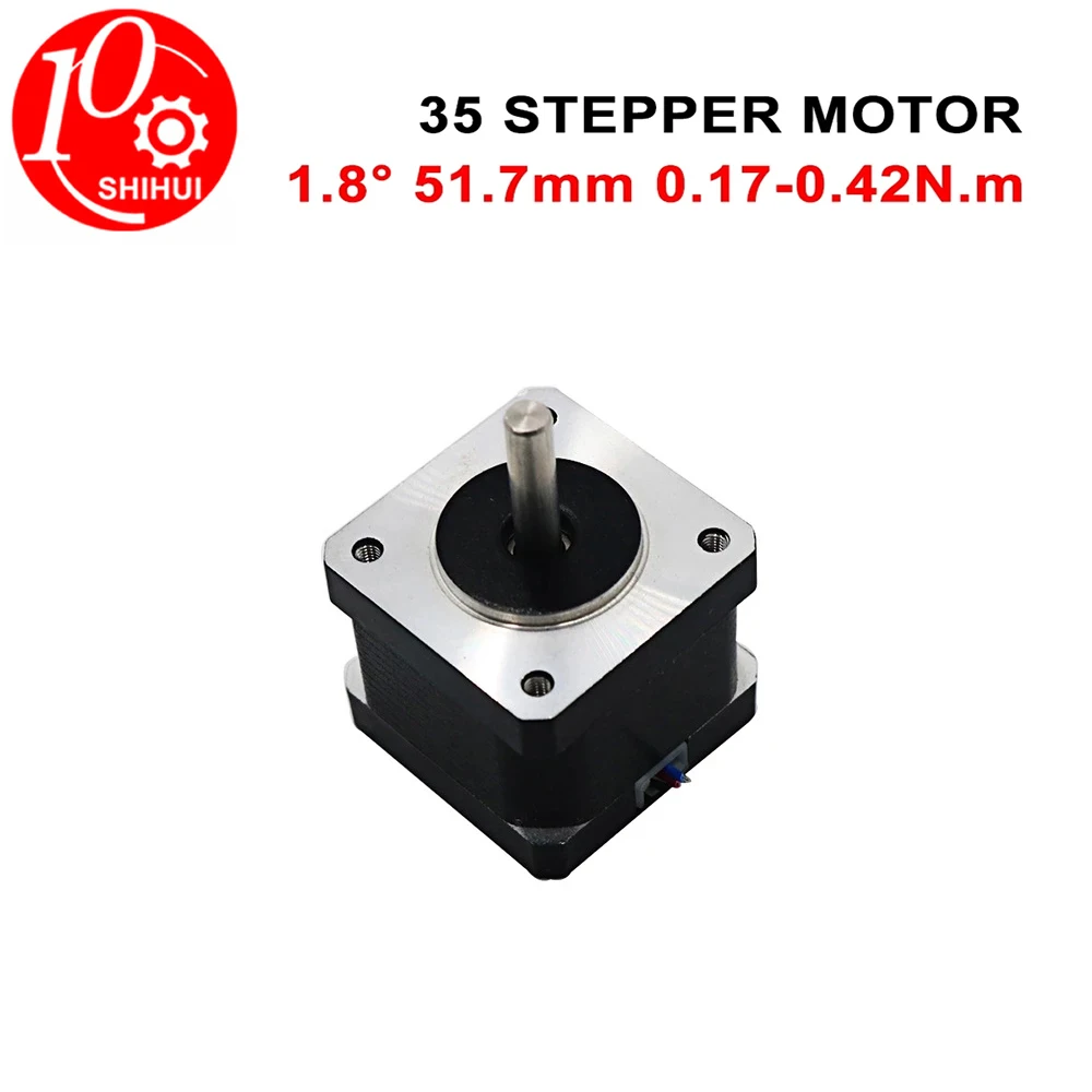 NEMA 14 2-Phase 4-Wire Single/Double Polar 35 Stepper Motor 1.8 Degree 0.42N.M 1.0A 51.7mm DC Motor For 3D Printer CNC Kit
NEMA 14 2-Phase 4-Wire Single/Double Polar 35 Stepper Motor 1.8 Degree 0.42N.M 1.0A 51.7mm DC Motor For 3D Printer CNC Kit