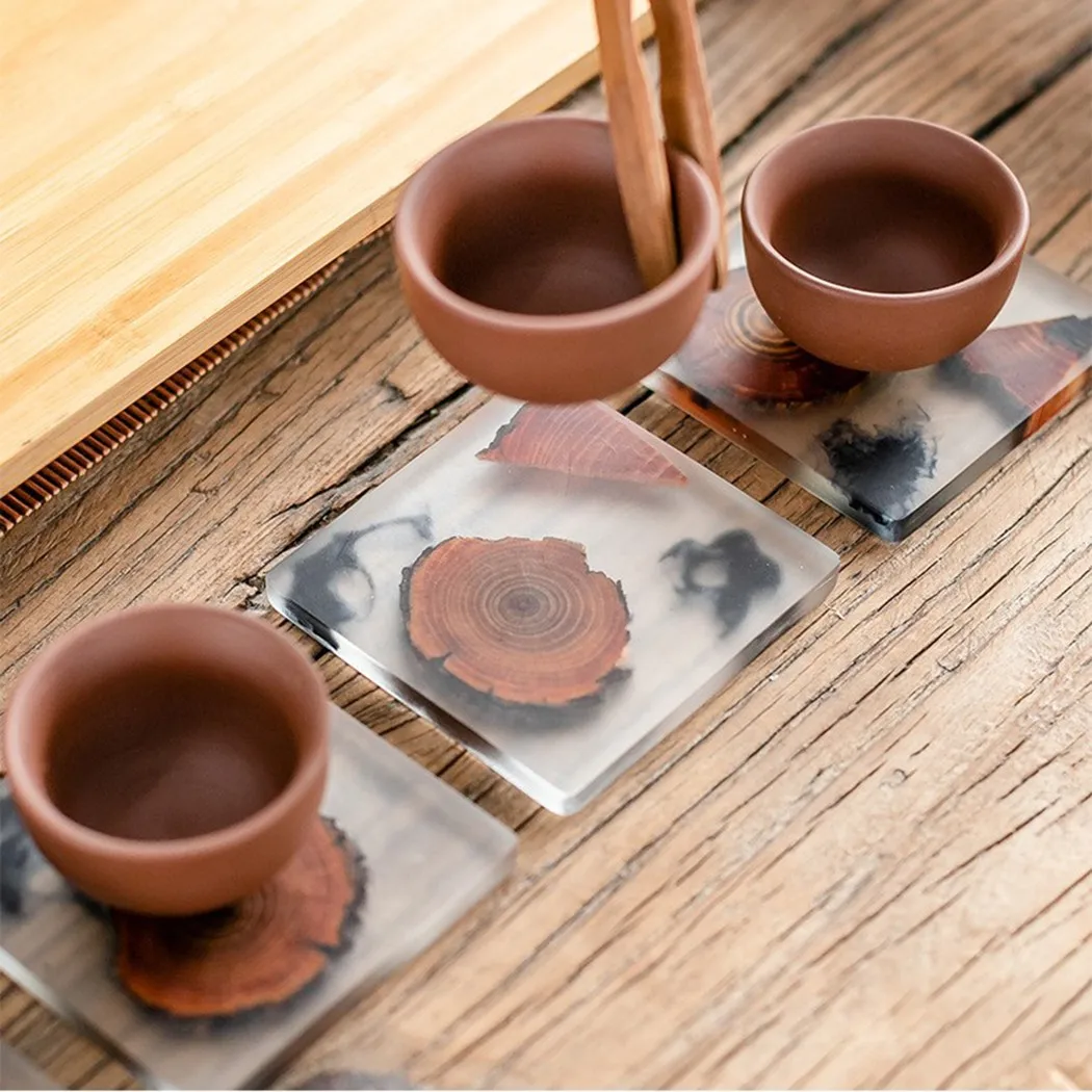 Waterproof Non-slip Creative Resin Pine Coasters Heat-resistant Placemats Drink Mat Tea Coffee Cup Pad Table Decor Tableware Pad
Waterproof Non-slip Creative Resin Pine Coasters Heat-resistant Placemats Drink Mat Tea Coffee Cup Pad Table Decor Tableware Pad