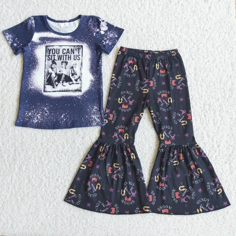 Фото Новый дизайн осенняя одежда для маленьких девочек костюм с надписью женская