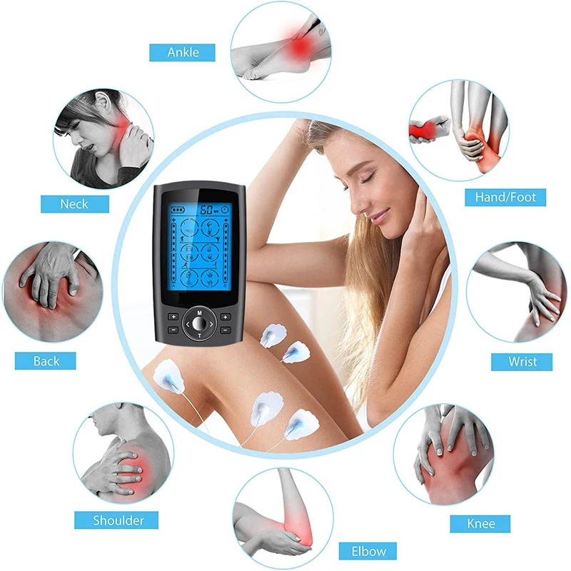 24 Mode Digital Electronic Pulse Massager EMS Muscle Stimulator Pain Relief Machine Electro Therapy Body Massage
24 Mode Digital Electronic Pulse Massager EMS Muscle Stimulator Pain Relief Machine Electro Therapy Body Massage