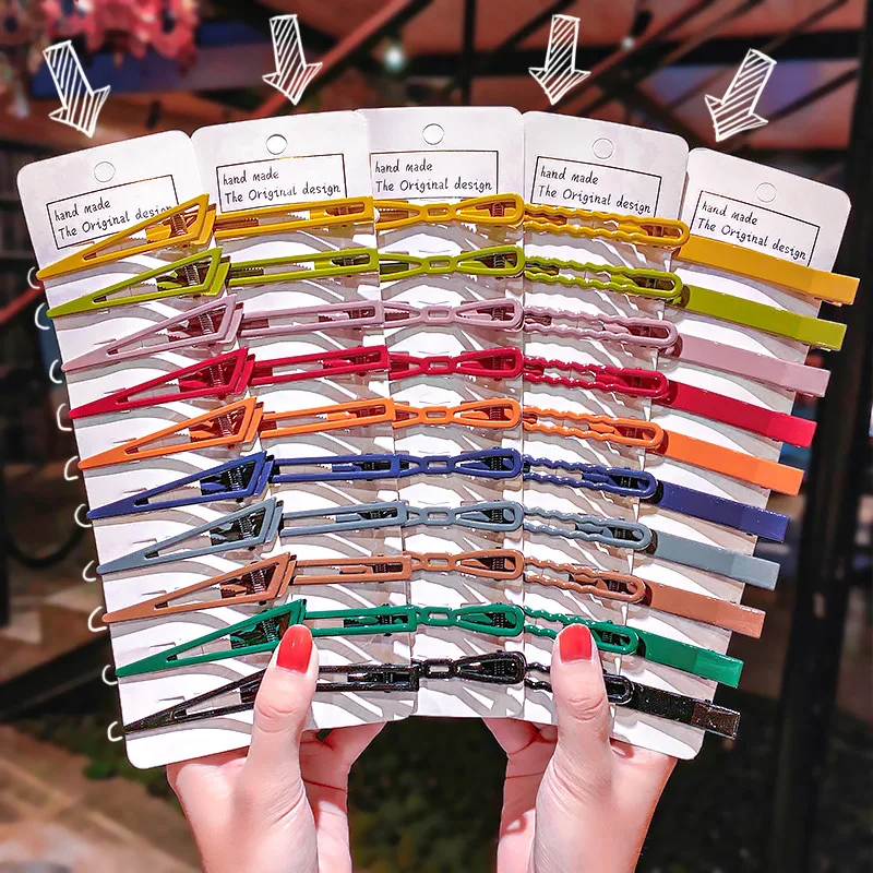 Ruoshui Metal Candy Color Hairpins Sets Woman Hair Accessories Girls Hairgrip Hair Clips Headwear Hairgrip Hairband
Ruoshui Metal Candy Color Hairpins Sets Woman Hair Accessories Girls Hairgrip Hair Clips Headwear Hairgrip Hairband