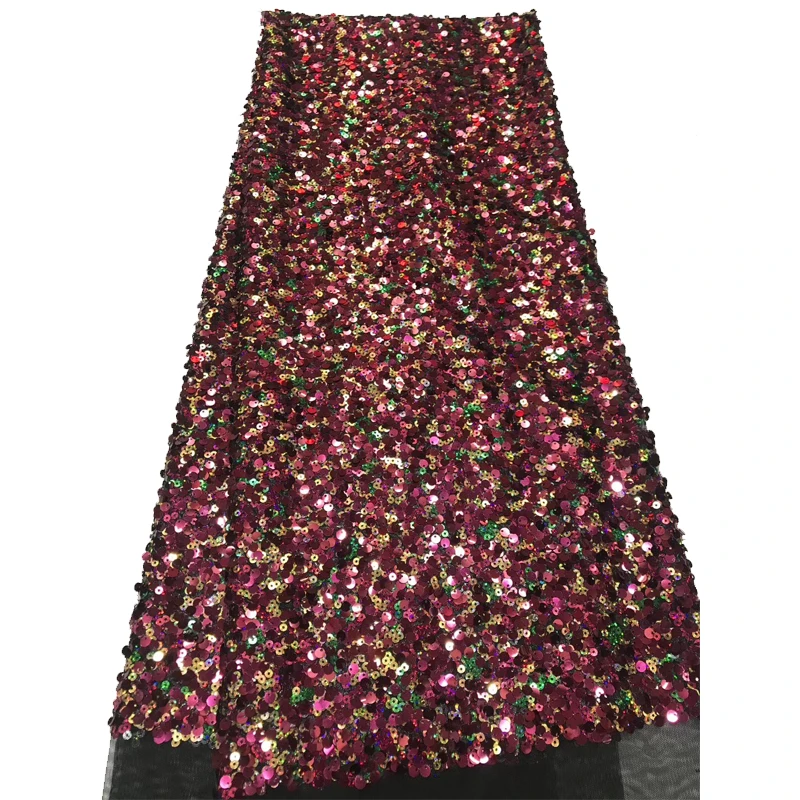Fashion African Lace Fabric High Quality Laces With Beads Sequins Colorful Polyester Fashion Tulle Fabrics For Casual Dress 
Fashion African Lace Fabric High Quality Laces With Beads Sequins Colorful Polyester Fashion Tulle Fabrics For Casual Dress