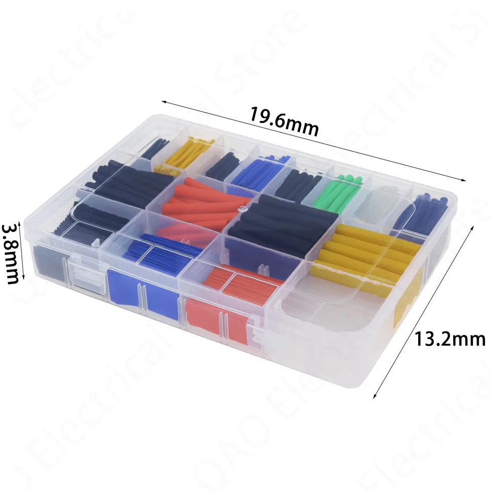 580pcs 530pcs 280pcs 127pcs 2:1 Wrap Wire Cable Insulated Polyolefin Heat Shrink Tube Ratio Tubing Insulation Shrinkable Tubes
580pcs 530pcs 280pcs 127pcs 2:1 Wrap Wire Cable Insulated Polyolefin Heat Shrink Tube Ratio Tubing Insulation Shrinkable Tubes