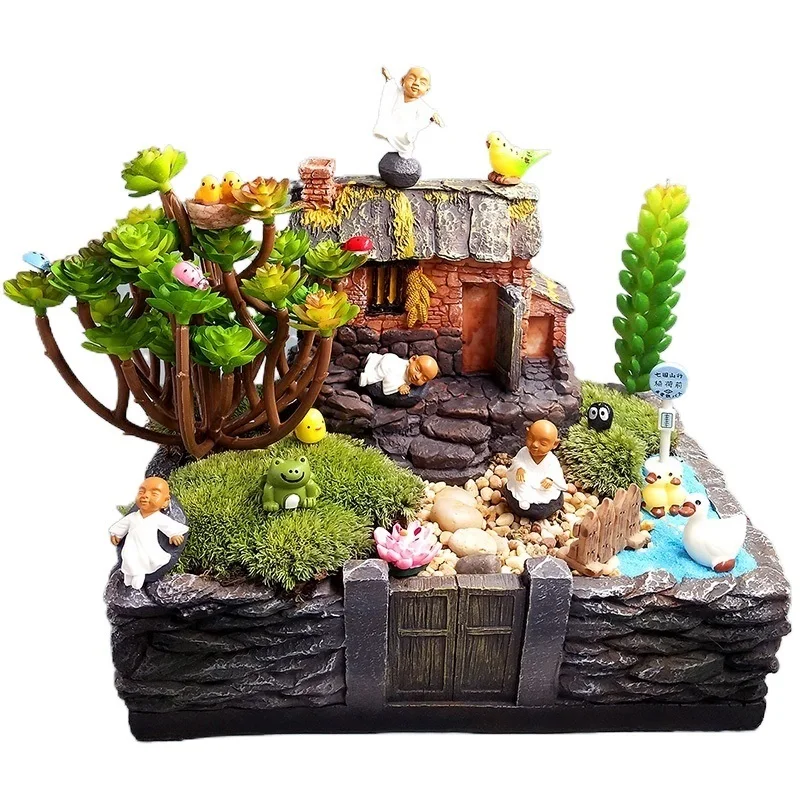 clown Chinese Feng Shui Wealth Monk Figurine Bonsai Home Decor Miniature Fairy Garden Decoration Accessories Modern Resin Craft
clown Chinese Feng Shui Wealth Monk Figurine Bonsai Home Decor Miniature Fairy Garden Decoration Accessories Modern Resin Craft