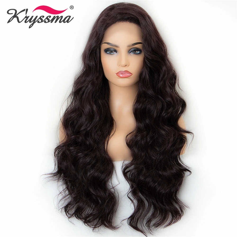 Kryssma Dark Wine Red Wig Long Wavy Synthetic Lace Front Wigs For Women Burgundy Cosplay Wigs Heat Resistant Fiber Hair
Kryssma Dark Wine Red Wig Long Wavy Synthetic Lace Front Wigs For Women Burgundy Cosplay Wigs Heat Resistant Fiber Hair