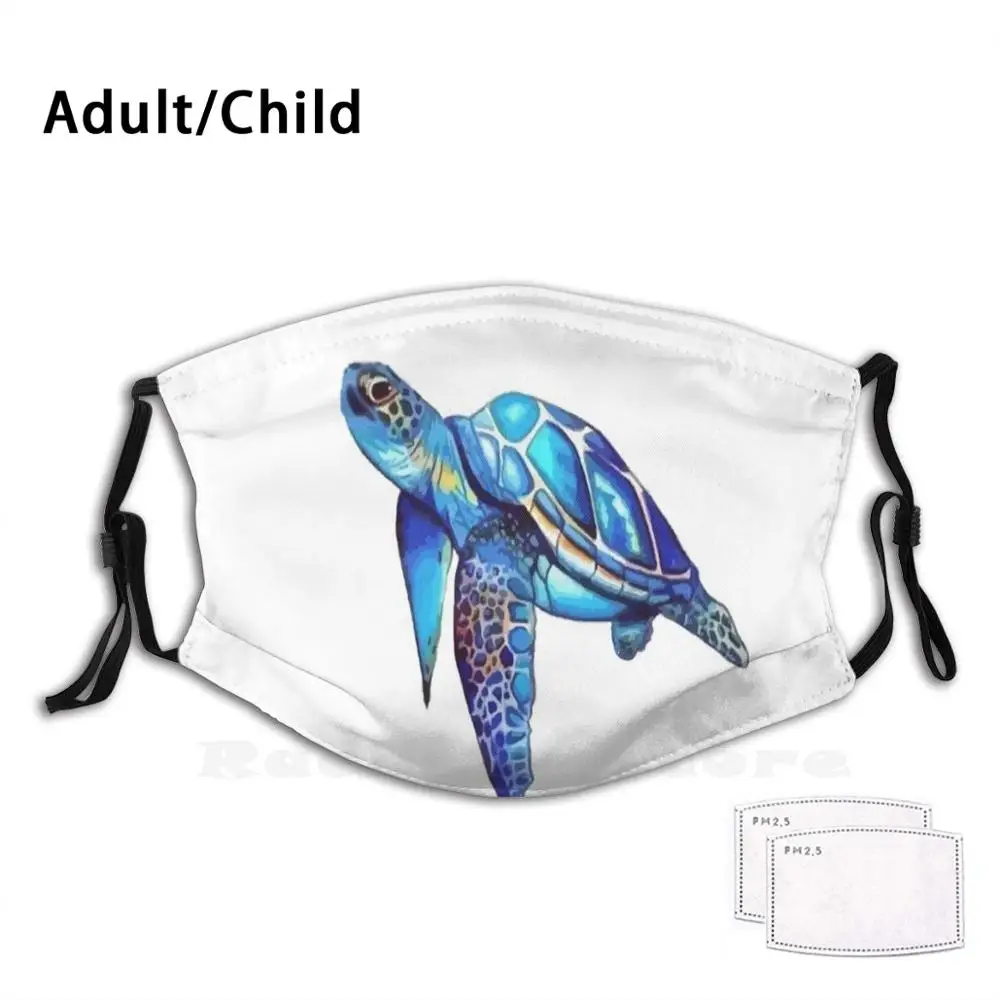 Colorful Sea Turtle Watercolor Art Print Washable Filter Anti Dust Mouth Mask Turtle Ocean Beach Green Sea Cute Animal Animals
Colorful Sea Turtle Watercolor Art Print Washable Filter Anti Dust Mouth Mask Turtle Ocean Beach Green Sea Cute Animal Animals