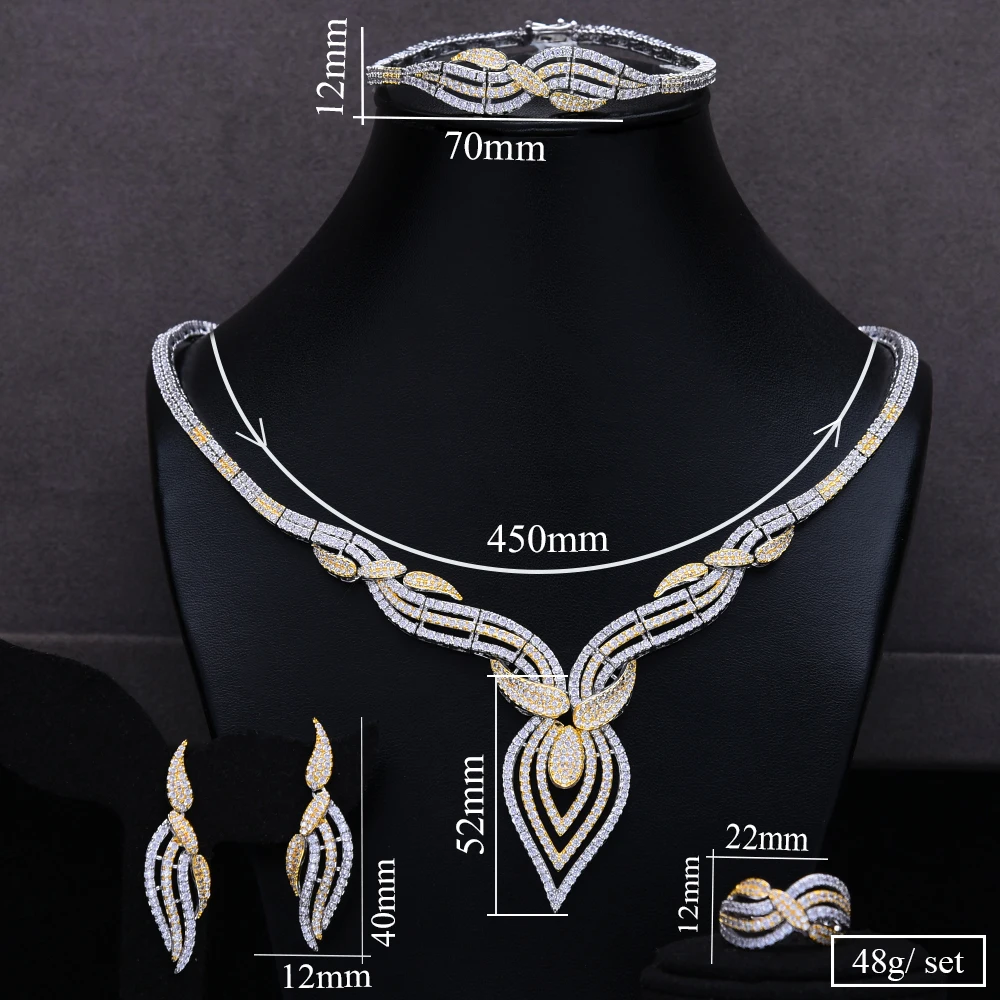 missvikki Nigerian India Russia Bride Wedding Luxury Necklace 4PCS Dress Jewelry Set for Women Daily Party Show Cubic Zirconia
missvikki Nigerian India Russia Bride Wedding Luxury Necklace 4PCS Dress Jewelry Set for Women Daily Party Show Cubic Zirconia