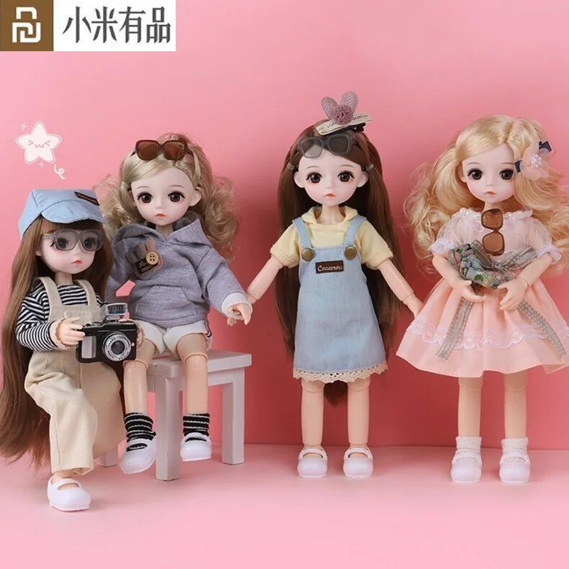 Youpin BJD Кукла Принцесса 14 подвижные суставы 3D глаза одежда принцессы аксессуары