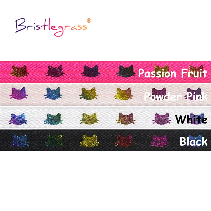 BRISTLEGRASS Combo 4 Yard 5/8" 15mm Rainbow Cat Foil Print Foldover Elastic FOE Spandex Satin Band Hair Tie Headband Sewing Trim
BRISTLEGRASS Combo 4 Yard 5/8" 15mm Rainbow Cat Foil Print Foldover Elastic FOE Spandex Satin Band Hair Tie Headband Sewing Trim