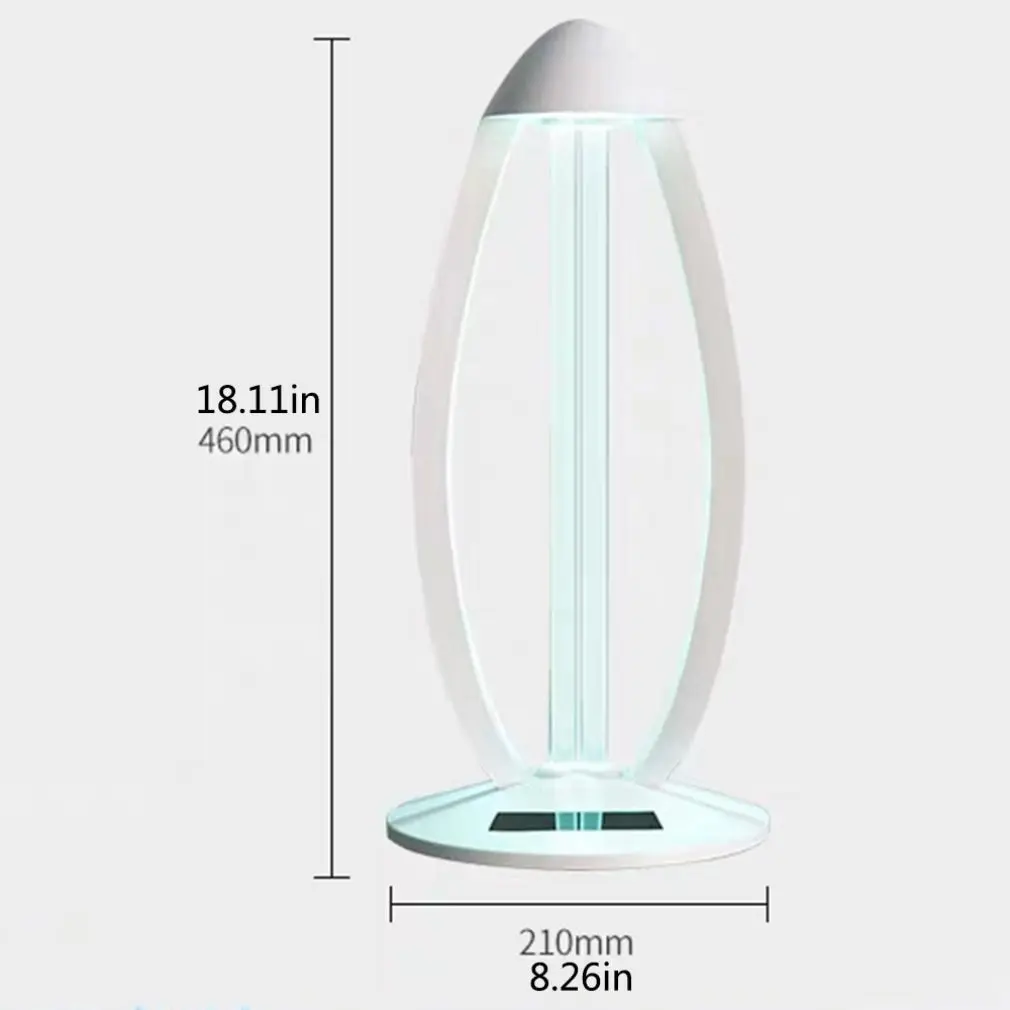 38W Ultraviolet Ozone Germicidal Lamp Remote Control Timing Household UVC Disinfection Lamp Portable UV Steriliser Light
38W Ultraviolet Ozone Germicidal Lamp Remote Control Timing Household UVC Disinfection Lamp Portable UV Steriliser Light