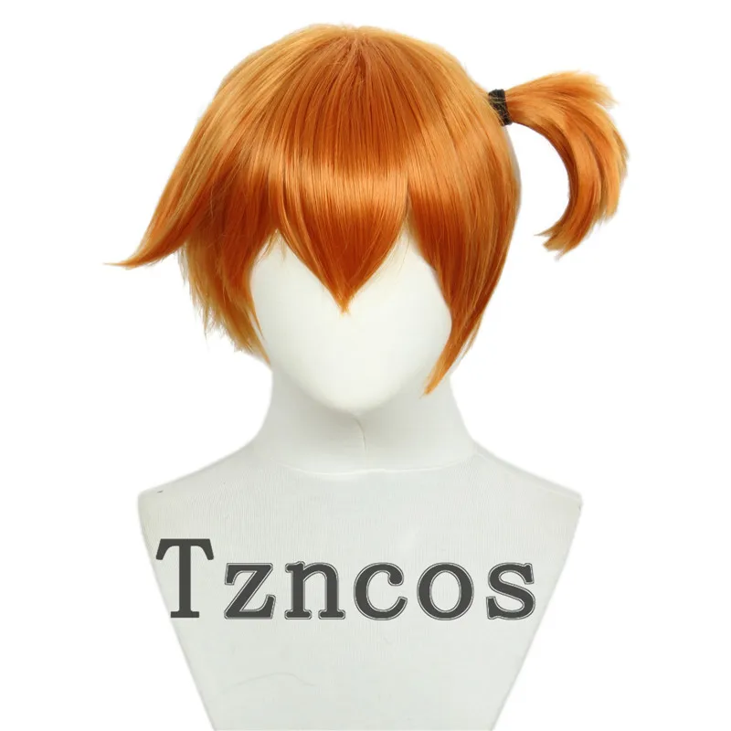 Tzncos Аниме Покемон карманный монстр Мисти Косплей парик короткий оранжевый стиль
