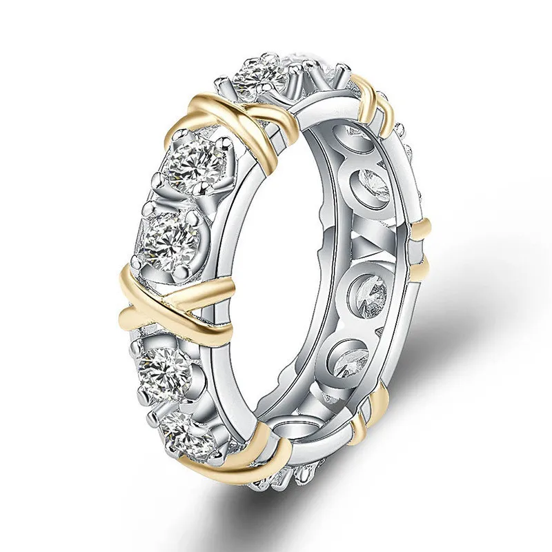 Trendy Jewelry White Cz Rings Men Gold Color X Shape Exquisite Silver Ring Micro Paved Cubic Zirconia Anel For Women Bague Femme
Trendy Jewelry White Cz Rings Men Gold Color X Shape Exquisite Silver Ring Micro Paved Cubic Zirconia Anel For Women Bague Femme