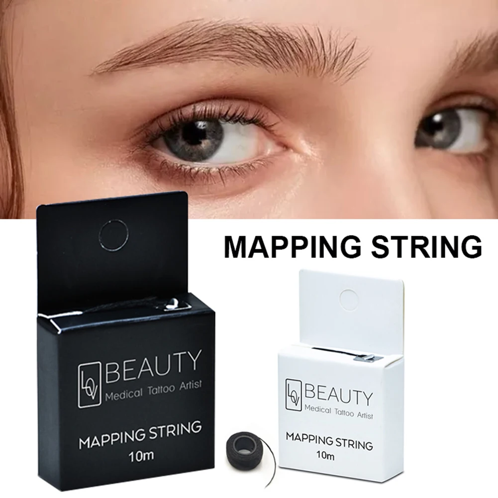 10m Microblading Mapping String Pre-Inked Eyebrow Marker Thread Tattoo Brows Point Tattoo
10m Microblading Mapping String Pre-Inked Eyebrow Marker Thread Tattoo Brows Point Tattoo