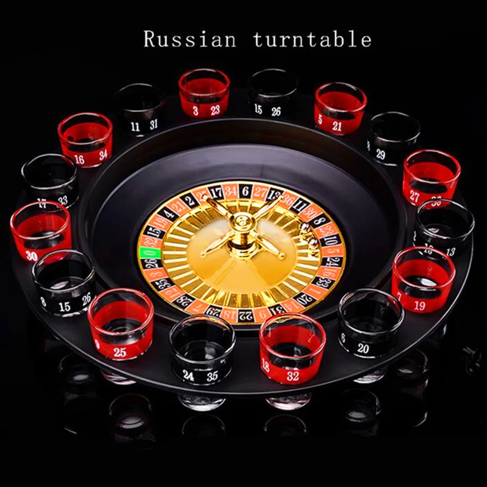 Party Supplies With 16 Shot Glass Fun Table Russian Spinning Drinking Roulette Set Birthday Bar Player Family Poker Chips
Party Supplies With 16 Shot Glass Fun Table Russian Spinning Drinking Roulette Set Birthday Bar Player Family Poker Chips