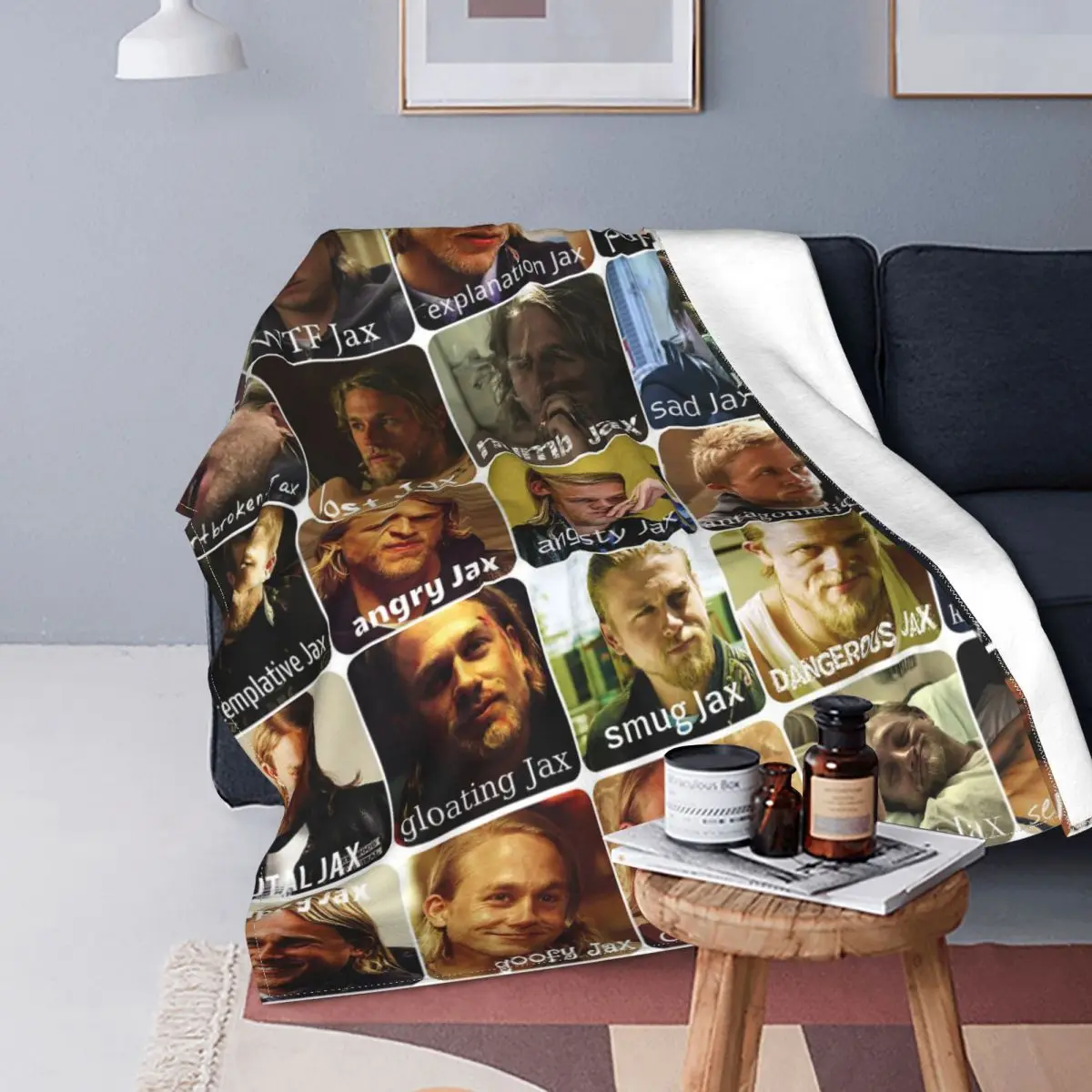 Jax Teller Crime Sons Of Anarchy Plush Blankets the Death Funny Throw Blanket for Home 150*125cm Plush Thin Quilt
Jax Teller Crime Sons Of Anarchy Plush Blankets the Death Funny Throw Blanket for Home 150*125cm Plush Thin Quilt