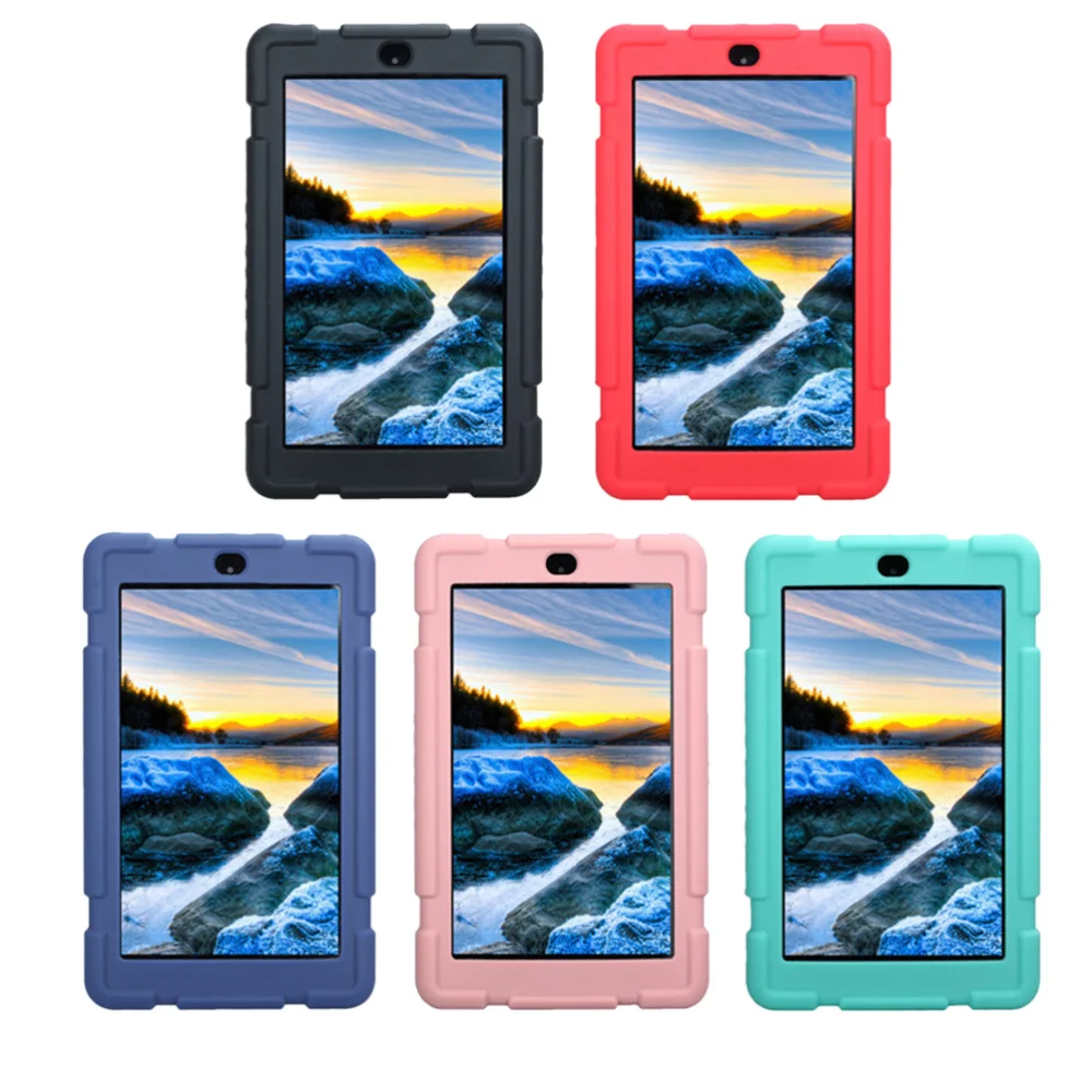 Silicone Case Light Weight Slim Anti-Slip Skin Rubber Case Cover for 2017 7 Tablet 7th Generation (Blue)
Silicone Case Light Weight Slim Anti-Slip Skin Rubber Case Cover for 2017 7 Tablet 7th Generation (Blue)