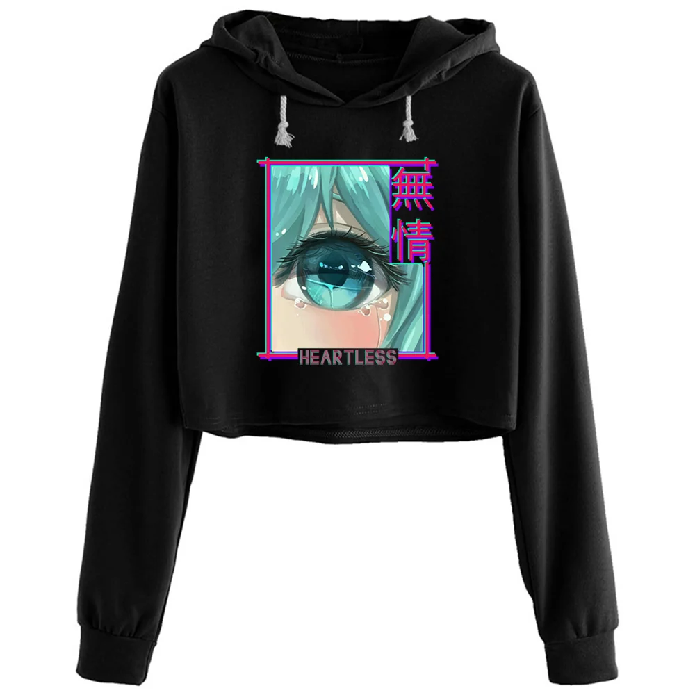 Crying Eye Anime Aesthetic Vaporwave Crop Hoodies Women Goth Grunge Harajuku Anime Pullover For Girls 
Crying Eye Anime Aesthetic Vaporwave Crop Hoodies Women Goth Grunge Harajuku Anime Pullover For Girls