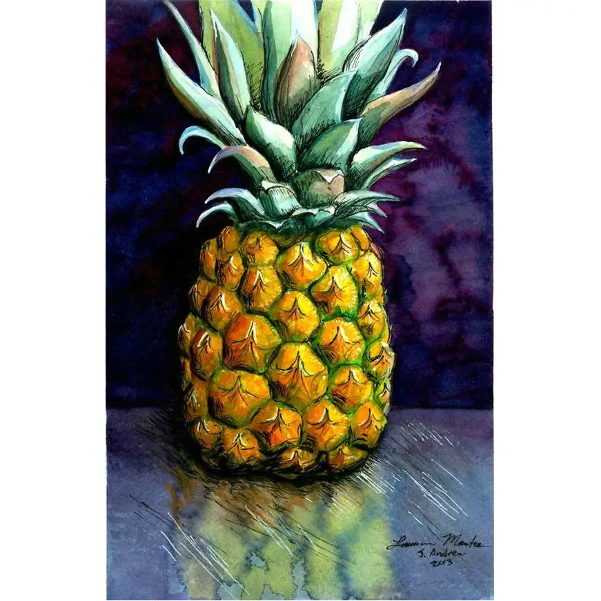 DIY 5D diamond painting Pineapple cross stitch mosaic fruit pattern rhinestone diamond embroidery home decoration
DIY 5D diamond painting Pineapple cross stitch mosaic fruit pattern rhinestone diamond embroidery home decoration