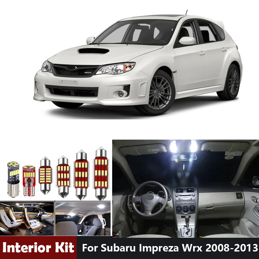 8pcs Canbus Car LED Interior Lights Package Kit For Subaru Impreza WRX 2008-2013 Map Dome Trunk License Plate Lamps
8pcs Canbus Car LED Interior Lights Package Kit For Subaru Impreza WRX 2008-2013 Map Dome Trunk License Plate Lamps