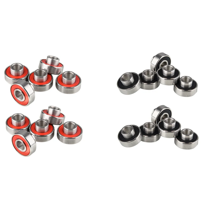 10Pcs 608-2RS Longboard Integrated Bearing Skateboard Wheel Bearing Inline Roller Skate Bearing 8X22X12.6mm
10Pcs 608-2RS Longboard Integrated Bearing Skateboard Wheel Bearing Inline Roller Skate Bearing 8X22X12.6mm