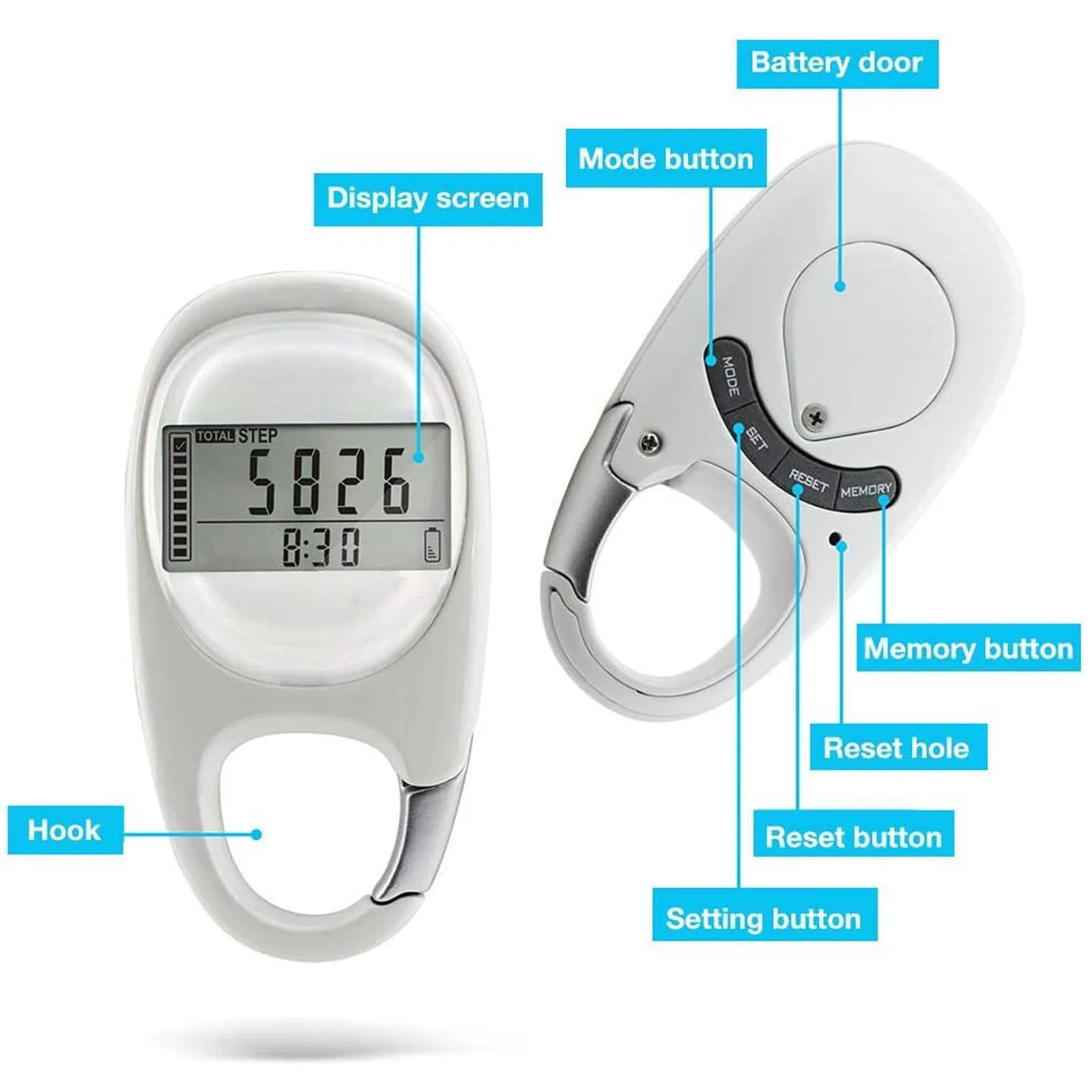Pedometer Walking 3d Memory Pedometer Daily Target Monitor Pedometer Monitor Pedometer Outdoor Sport Climbing Accessories#40
Pedometer Walking 3d Memory Pedometer Daily Target Monitor Pedometer Monitor Pedometer Outdoor Sport Climbing Accessories#40