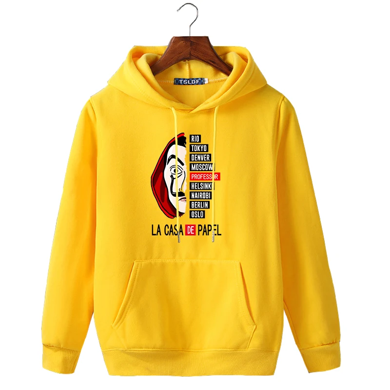 The House of Paper Hoodies For Women Plus Size Sweatshirt Autumn Winter Warm Pullover Hooded Money Heist Long Sleeve Hot Hoodies
The House of Paper Hoodies For Women Plus Size Sweatshirt Autumn Winter Warm Pullover Hooded Money Heist Long Sleeve Hot Hoodies
