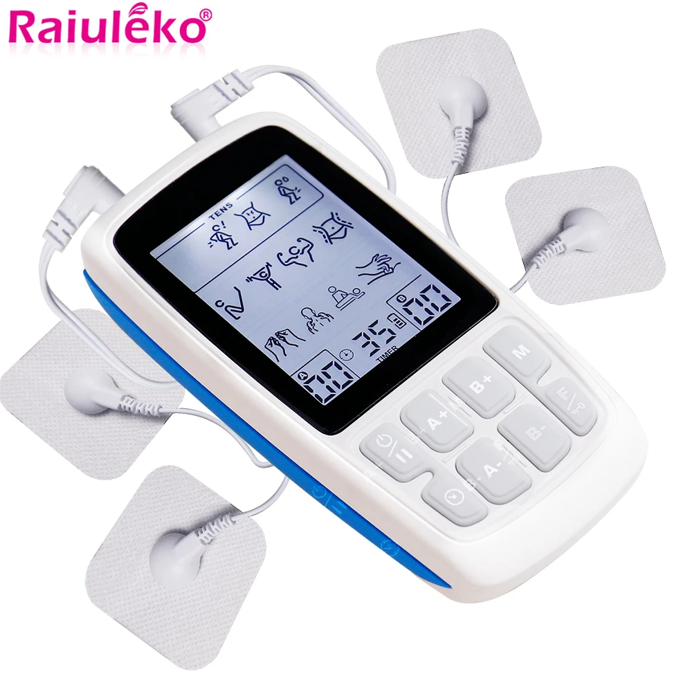 28 Modes TENS EMS Massager Device Electrical Low Frequency Muscle Stimulationr Pulses Muscle Relaxes Massager For Electrode Pads
28 Modes TENS EMS Massager Device Electrical Low Frequency Muscle Stimulationr Pulses Muscle Relaxes Massager For Electrode Pads