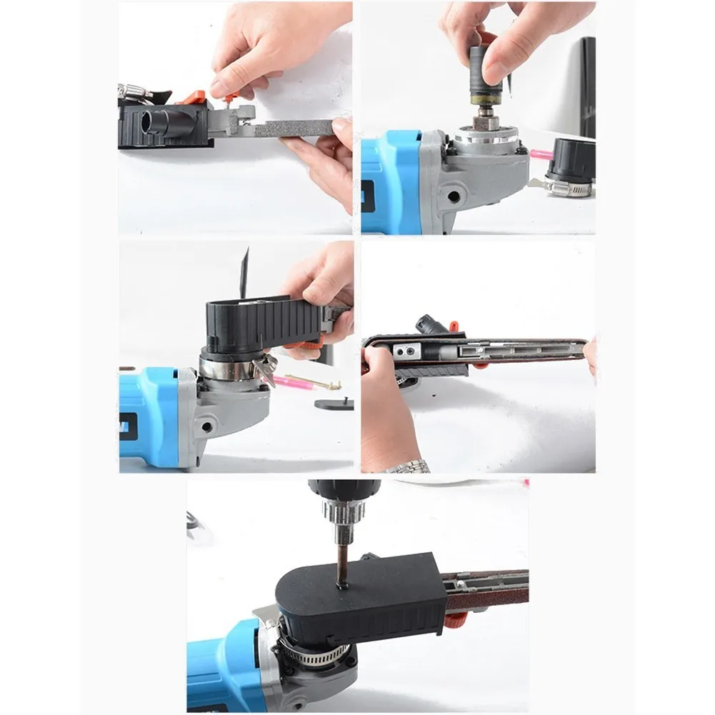 DIY Sander Sanding Belt Adapter Grinding Machine Belt Head Sander For 115mm/125mm Angle Grinder M14 Woodworking Metalwork
DIY Sander Sanding Belt Adapter Grinding Machine Belt Head Sander For 115mm/125mm Angle Grinder M14 Woodworking Metalwork