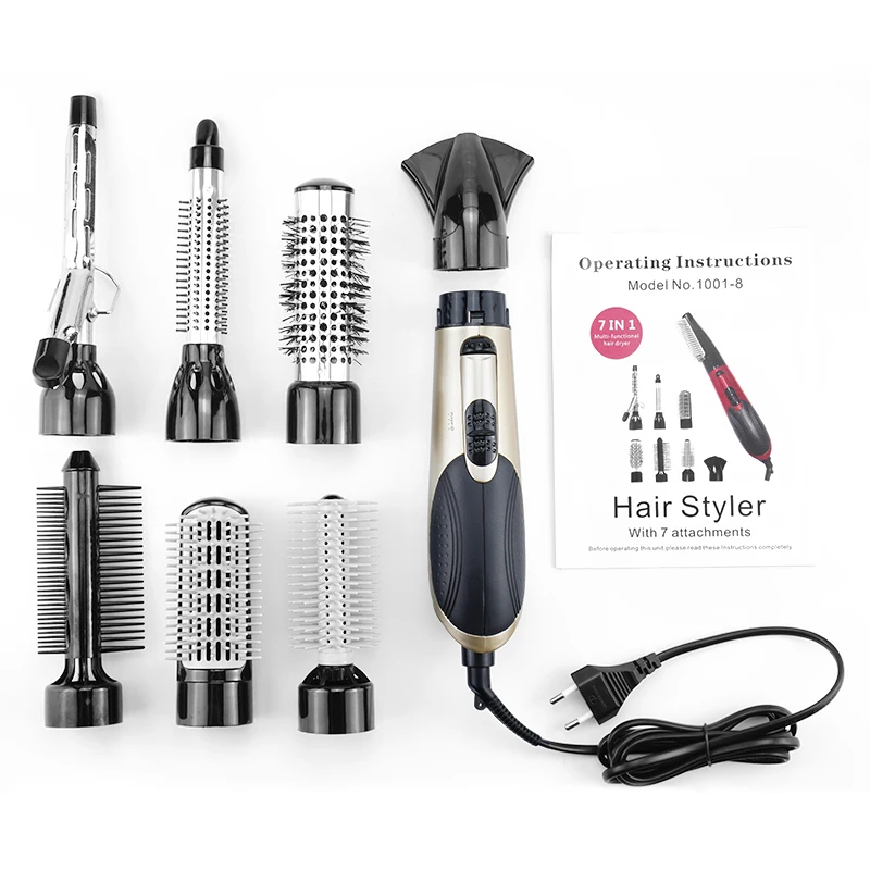 7 In 1 Multifunctional Hair Dryer Electric Hot Air Comb Professional Curling Iron Hairdresser Set
7 In 1 Multifunctional Hair Dryer Electric Hot Air Comb Professional Curling Iron Hairdresser Set