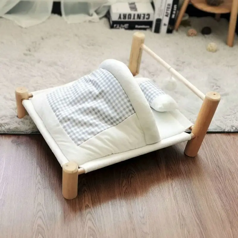 Pet supplies cat bed detachable sleeping bag hammock recliner wooden cat house winter warm pet bed small dog sofa cushion
Pet supplies cat bed detachable sleeping bag hammock recliner wooden cat house winter warm pet bed small dog sofa cushion