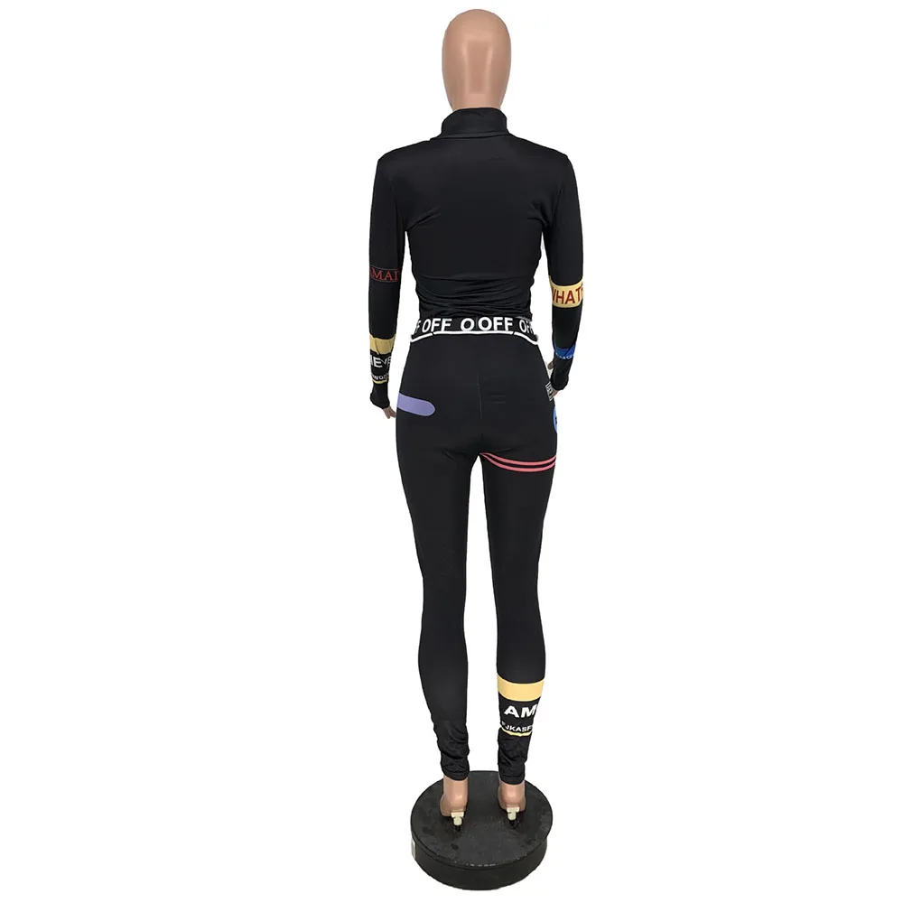 Women Sportswear Workout Tracksuit Matching Two Piece Sets 2021 Fall Turtleneck Long Sleeve Slim Tops and Skinny Legging Casual
Women Sportswear Workout Tracksuit Matching Two Piece Sets 2021 Fall Turtleneck Long Sleeve Slim Tops and Skinny Legging Casual