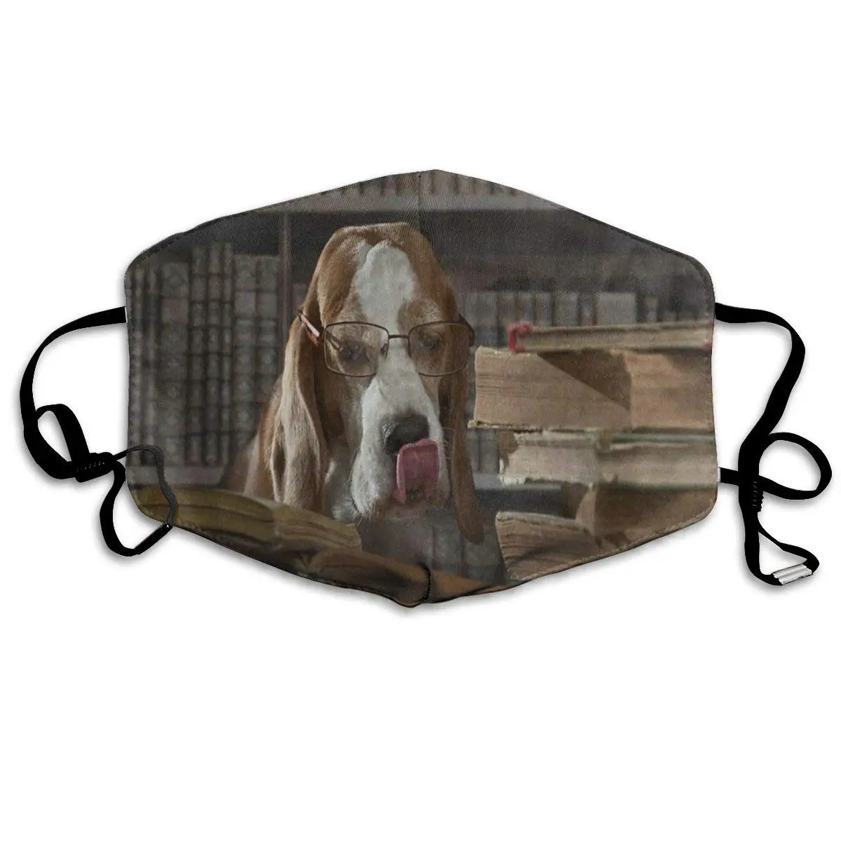 Dustproof Washable Reusable Library Smart Dog Studying Old Book Mouth Cover Mask Respirator Germ Protective Warm Windproof 
Dustproof Washable Reusable Library Smart Dog Studying Old Book Mouth Cover Mask Respirator Germ Protective Warm Windproof