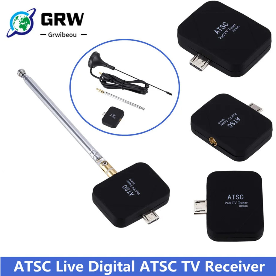 TV Tuner Stick ATSC Live Digital ATSC TV Receiver TV On Android Phone Pad For USA Korea Mexico Canada HDTV Satellite Receiver
TV Tuner Stick ATSC Live Digital ATSC TV Receiver TV On Android Phone Pad For USA Korea Mexico Canada HDTV Satellite Receiver