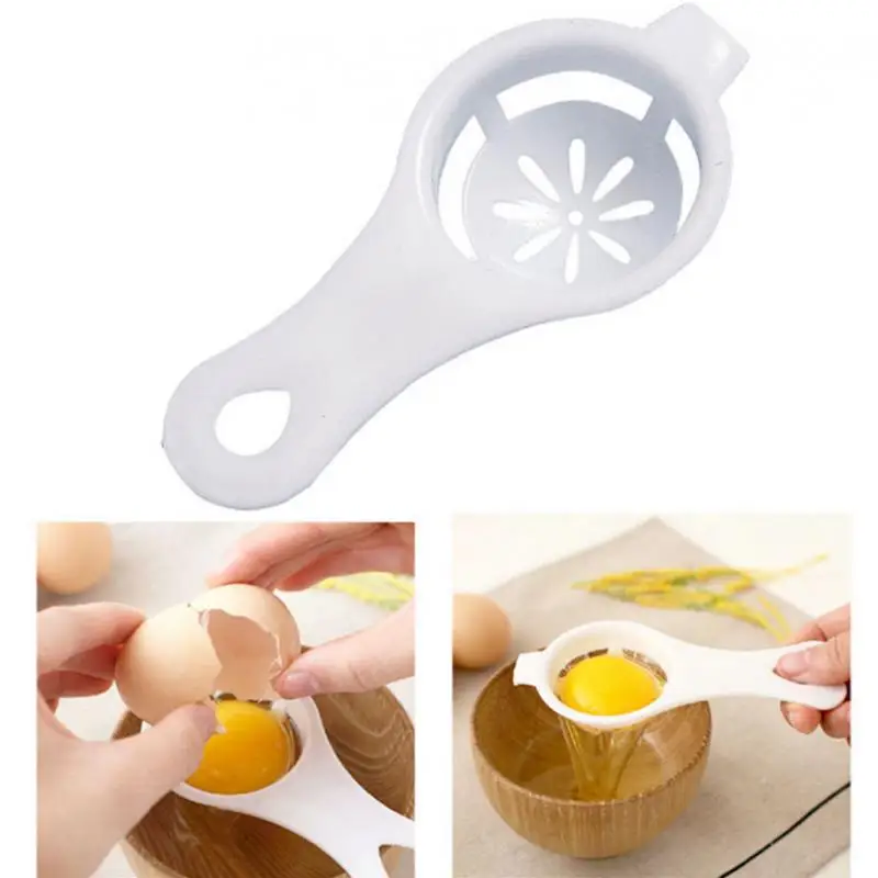 1 PC Plastic Egg Dividers Egg Yolk Separator Safe Practical Hand Egg Tools Kitchen Accessories Egg White Separating Funnel Spoon
1 PC Plastic Egg Dividers Egg Yolk Separator Safe Practical Hand Egg Tools Kitchen Accessories Egg White Separating Funnel Spoon