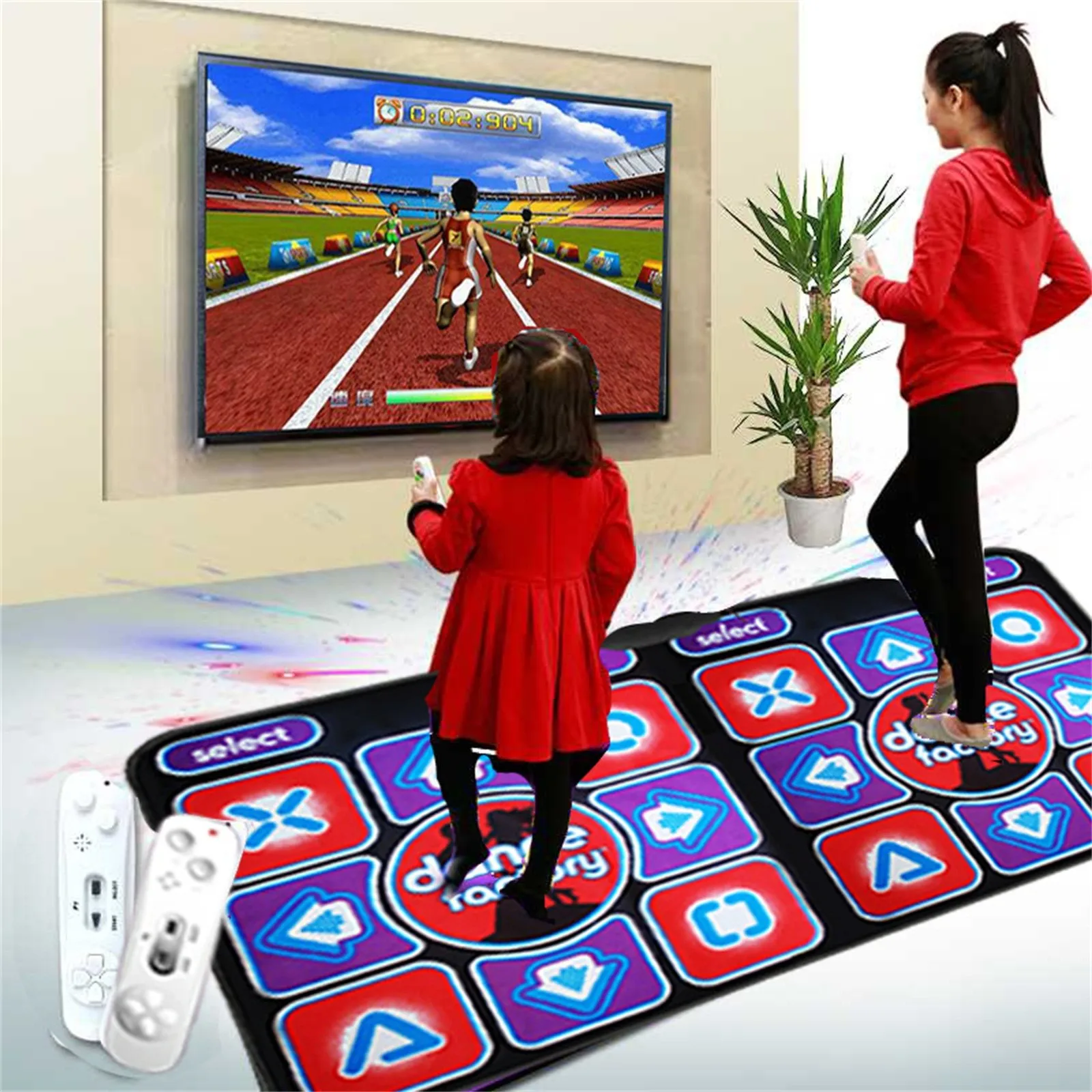Double User Dance Mats Non-Slip Dancers Step Pads Sense Game Yoga Game Blanket Esterilla De Danza Somatosensorial Dance Pads
Double User Dance Mats Non-Slip Dancers Step Pads Sense Game Yoga Game Blanket Esterilla De Danza Somatosensorial Dance Pads
