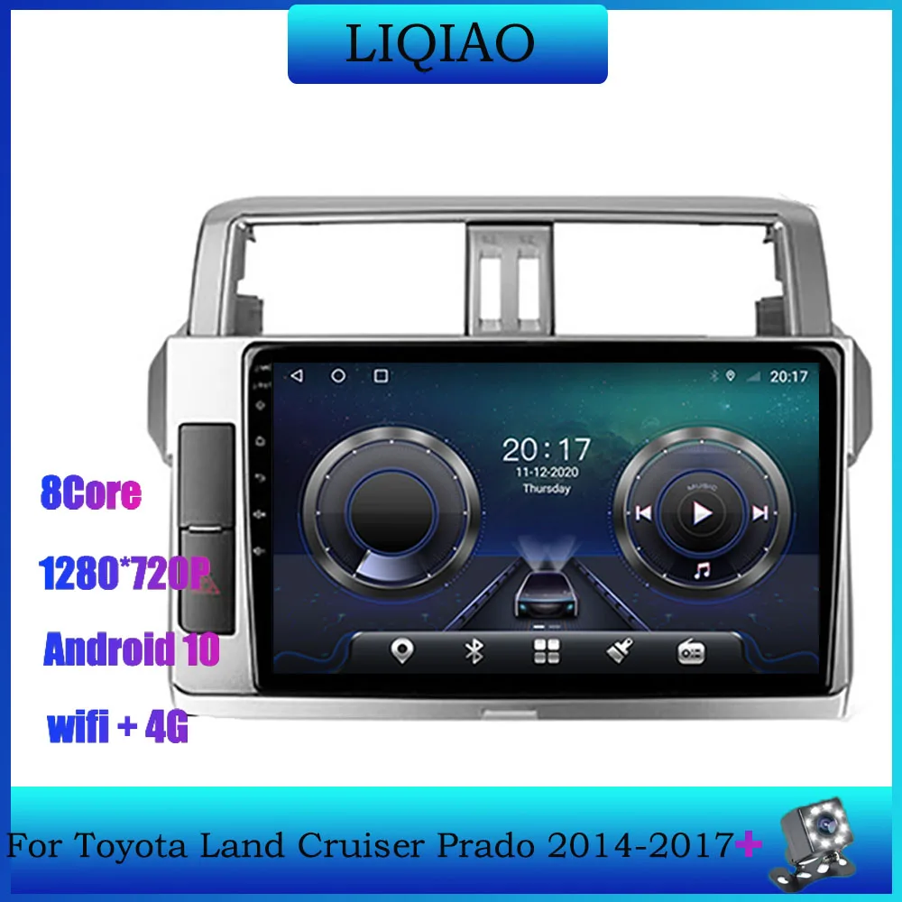 Автомагнитола для Toyota Land Cruiser Prado 150, 2014, 2016, 2017, автомобильное радио, мультимедийный видеоплеер, навигатор GPS, Android 10, камера DVR, USB
Автомагнитола для Toyota Land Cruiser Prado 150, 2014, 2016, 2017, автомобильное радио, мультимедийный видеоплеер, навигатор GPS, Android 10, камера DVR, USB