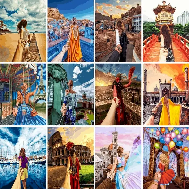 GATYZTORY Oil Painting By Numbers For Adults Girl Scenery Frame Paintings On Canvas Picture Paint By Number DIY Gift Home Decor
GATYZTORY Oil Painting By Numbers For Adults Girl Scenery Frame Paintings On Canvas Picture Paint By Number DIY Gift Home Decor